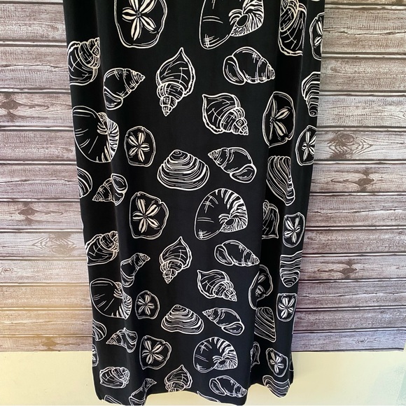 Travelers by Chico's Women's Seashell‎ Print Maxi Dress Size L - Picture 5 of 7
